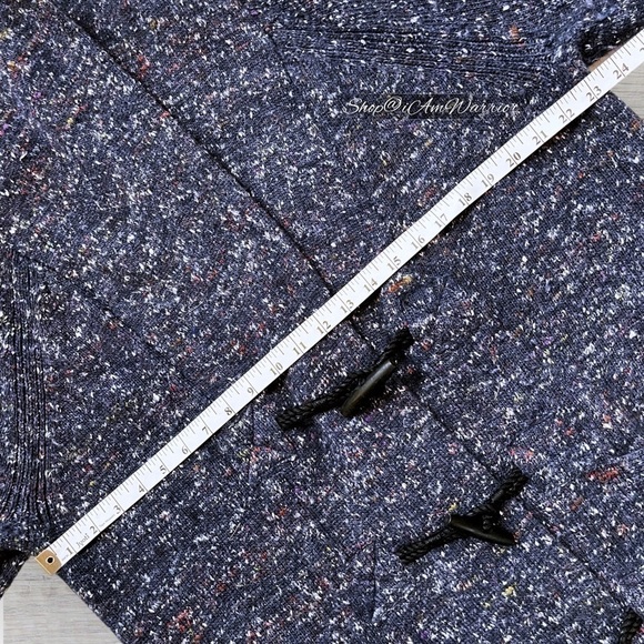 J.Crew Collection speckled toggle coatigan cardigan duster sweater *iAmWarrior - Picture 6 of 8